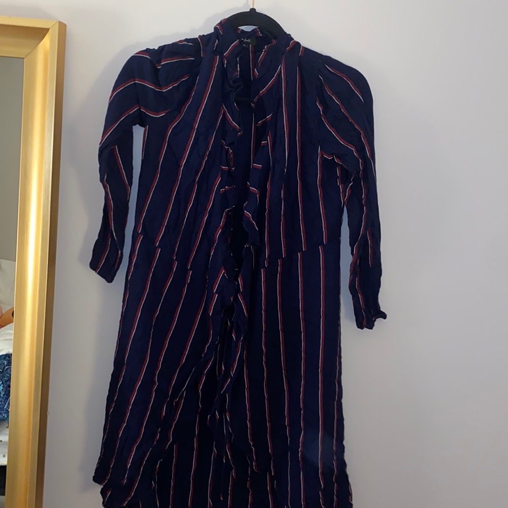 Nordstrom’s striped tie front dress